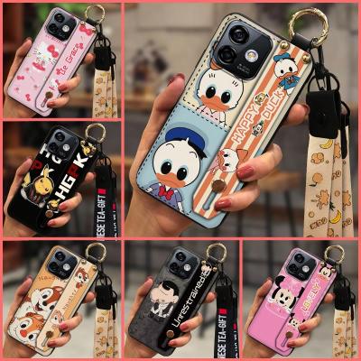 Dirt-resistant Silicone Phone Case For Ulefone Note16 Pro Lanyard Anti-knock Kickstand protective Durable Wrist Strap