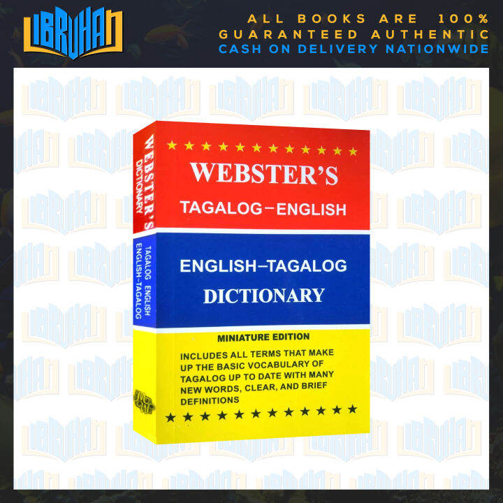 WEBSTER'S TAGALOG ENGLISH ENGLISH TAGALOG DICTIONARY Miniature Edition Lazada PH