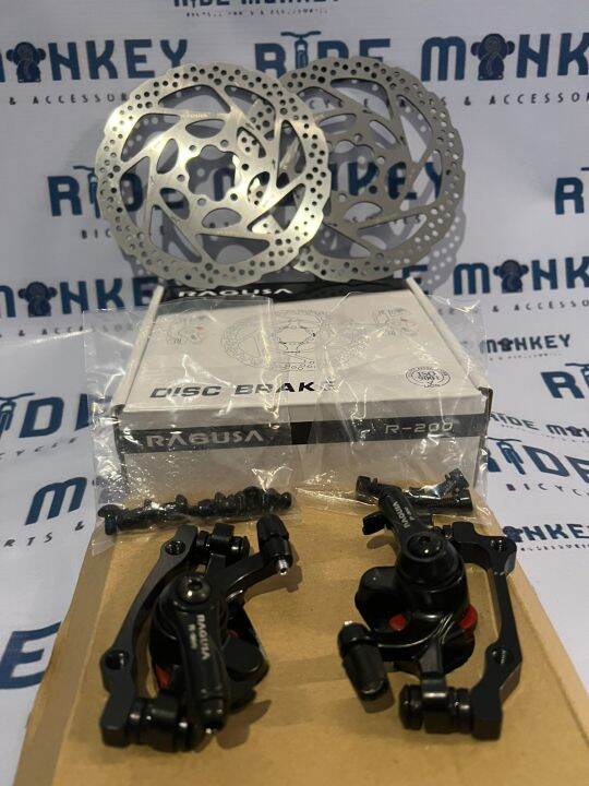 Disc Brake Caliper Ragusa R200 R100 Bike Mechanical 160mm MTB Rotor R ...