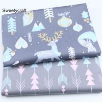 160x50cm Deer Heart Print Cotton Fabric tela algodon patchwork baumwolle stoff for DIY sewing bedding sets material accessories