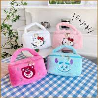 Sq3 Sanrio HelloKitty Sullivan Lotso กระเป๋าเครื่องสําอาง กระเป๋าเบนโตะ แบบพกพา ความจุขนาดใหญ่