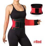Đỏ đỏ xl nẹp lưng thắt lưng eo cột sống siêu hỗ trợ thoáng khí nam nữ thắt