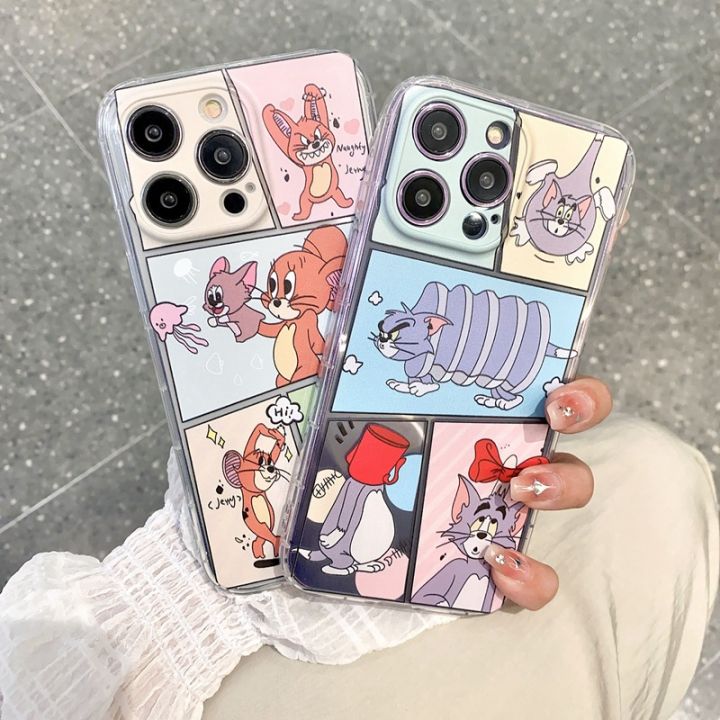 เคสสำหรับ-oppo-reno-7-7z-lite-int-8-8t-10-pro-plus-a1-pro-a17-a98ค้นหา-x5-lite-f21-pro-4g-5g-แฟชั่นเท่ๆลายการ์ตูนเคสโทรศัพท์แบบใสปิดคลุมป้องกันการกระแทกนิ่ม