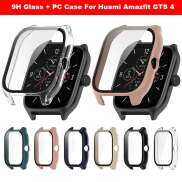 Ốp PC + Kính Cường Lực Cho Huami Amazfit GTS 4 Vỏ Bảo Vệ Đồng Hồ Thông