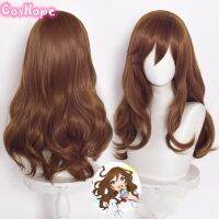 Kyoko Hori Cosplay Horimiya Cosplay Women Long Curly Wave 60Cm Brown Wig Cosplay Anime Cosplay Wigs Heat Resistant Synthetic Wig