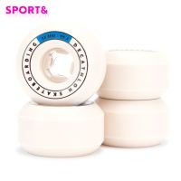 ล้อสเก็ตบอร์ดทรงกรวย 99A ขนาด 54 มม. แพ็ค 4 ล้อ (สีขาวงาช้าง) 54 mm 99A Conical Skateboard Wheels 4-Pack - Ivory