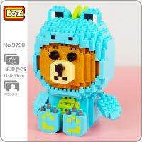 LOZ 9790 Animal World Dinosaur Cosplay Clothing Bear Pet Doll Model Mini Diamond Blocks Bricks Building Toy for Children no Box