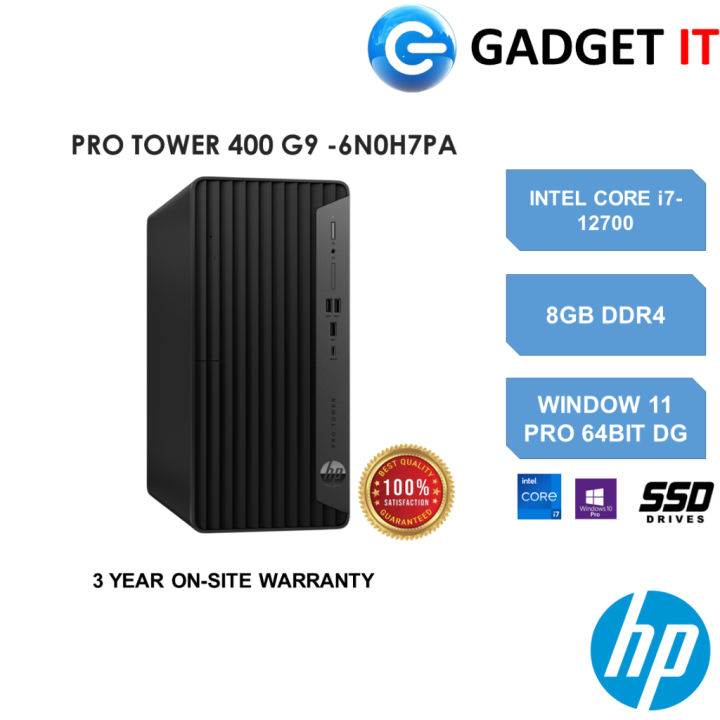 HP PRO TOWER 400 G9 DESKTOP (6N0H7PA) (I7-12700,8GB,512GB SSD,UHD