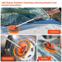 【CW】 Car Adjustable Telescopic Mop Wiping Soft Cleaning Broom Goods Glass Accessories