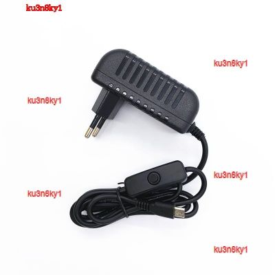 ku3n8ky1 2023 High Quality AC 100-240V DC 5V 3A Power Supply Switch Button Power Adapter Supply Micro USB Port 5 V Volt for Raspberry Pi 3 Model B plus