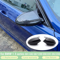 Rearview High Quality Side M3 M Style Horn Carbon Fiber Pattern Mirror Cover for BMW 1 3 Series E81 E82 E87 E88 E90 E91 E92 E93