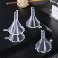 JointFlowers 10pcs พลาสติกขนาดเล็กสำหรับน้ำหอม Diffuser ขวดมินิของเหลวน้ำมัน funnels Lab Tools 6mm HOLE diameter น้ำหอมโลชั่นช่องทาง