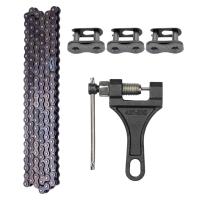 Motorcycle 420 Standard Roller Chain Motorcycle Chain Removal Tool Set for 110Cc 125Cc Karting Dirt Bike ATV Quad