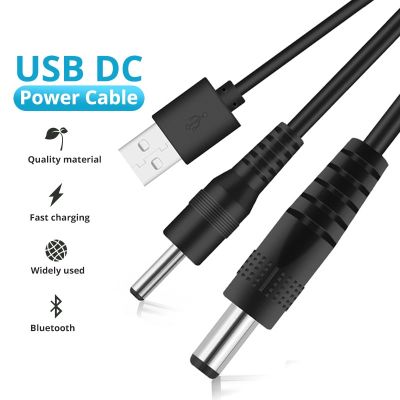 【การขาย】 ANMONE USB To DC Port สายชาร์จ DC/5X2.5 3.5X1.35Mm USB To DC 3.5Mm 5V สายไฟ