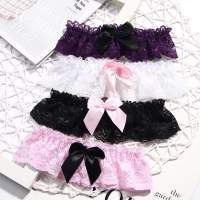 Suspender Loop Ring Thigh Bowknot Ruffle Lace Accessories Anime Cute Sexy Bridal Lolita Women Belt Garter Leg Sweet