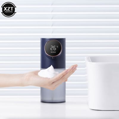 【CW】 Sensor Dispenser with Temperature Display USB Rechargeable Hand Washer for