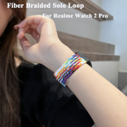 Dây Bện Đơn Mới Solo Loop Braided Strap For realme Watch 2 Smart Watchband