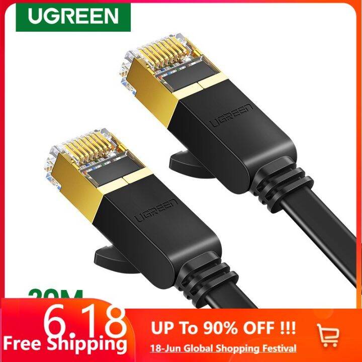 Ugreen Meter Flat Cat Ethernet Cable Rj Network Cable Utp Lan