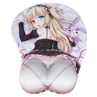 Wrist Rest 3D Mouse Pad Mat Japan Anime Breast Hip Gamer Mousepad