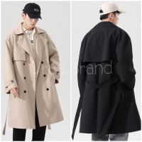 2 สี / เสื้อโค้ท เทรนช์โค้ท โค้ทผู้ชาย โค้ท รุ่น โค้ทยาว พร้อมเข็มขัด Trench Coat Venis Unisex - MSS เสื้อกันหนาวผู้ชาย