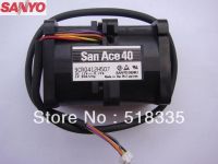 มอเตอร์คู่0.72A 12V สำหรับซันโยขนาด40*40*56มม. 4056มม. 9CR0412H507พัดลมทำความเย็น