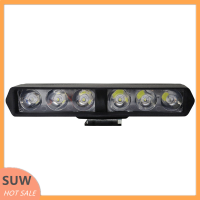 ? SUW สปอตไลท์ไฟหน้ารถมอเตอร์ไซค์แบบ6LED ไฟสกู๊ตเตอร์ยานยนต์ปรับแสงแฟลช