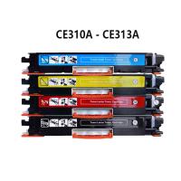 1ชุด4pk 1ชุด4pk CE310A 313A CE310 4ชิ้น126หมึกสีที่รองรับ126A Laserjet Pro CP1025 M275สี100 MFP M175nw M175a