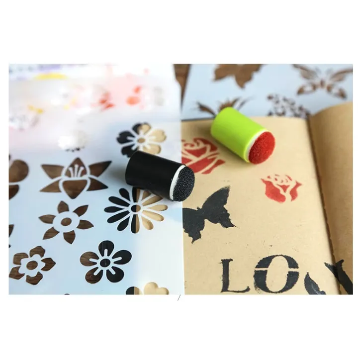 Handbook ink pad smudge tool retro stamp smearing and coloring DIY