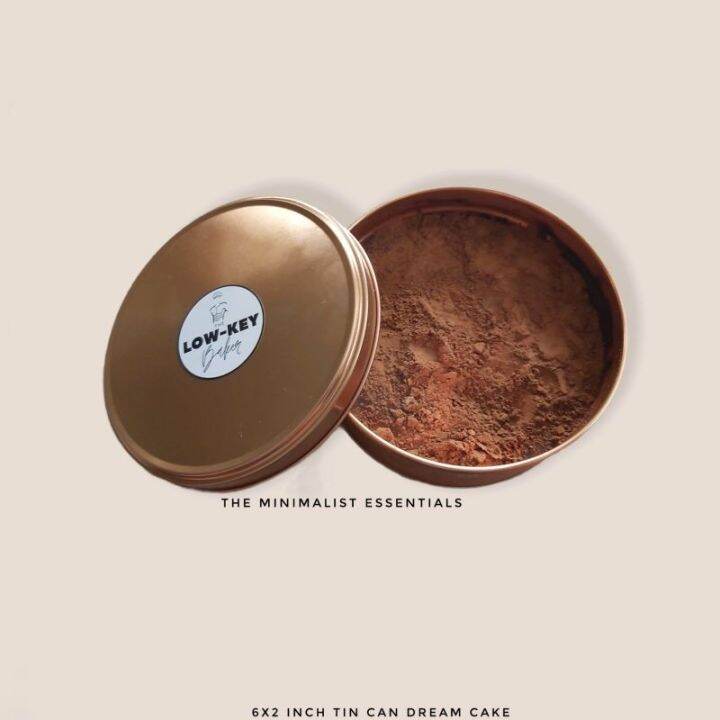 Dream Cake Tin Can 6x2 8x2 Pint Half Gallon Rose Gold Lazada PH