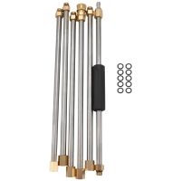 90 Inch Universal Wand Set Car Washing Pressure Washer Wand Extension Replacement Lance Power Washer Lance 1/4 Inch Thread Quic