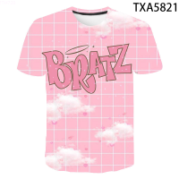 2023 Summer 2020 New Summer 3D T shirt Boy Girl Kids Bratz Fashion Casual Streetwear Men Women Children Printed T-shirt Cool Tops Tee fashion versatile t-shirt