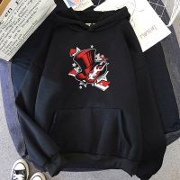 Persona 5 Oversized Hoodie MEN Japanese Anime Long Sleeve Sweatshirt Handsome Games Four Seasons Casual Simplicity O-neck Size XS-4XL