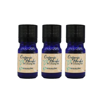 Organic Herbs Chiangrai Herbal Inhalant ยาดมสมุนไพร ออร์แกนิค แพ็ค 3 ชิ้น (10ml x 3)