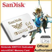 Sandisk สำหรับนินเทนโดสวิตช์การ์ดความจำการ์ด Micro SD XC 64GB 128GB 256G 400GB การ์ดทรานส์แฟลชสำหรับขยายเกมไมโครการ์ด SD