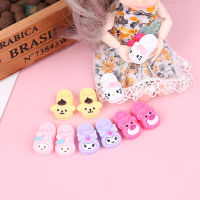 WORE 1Pair 1:12 Dollhouse Miniature Simulation Small Room Slippers DIY Accessories