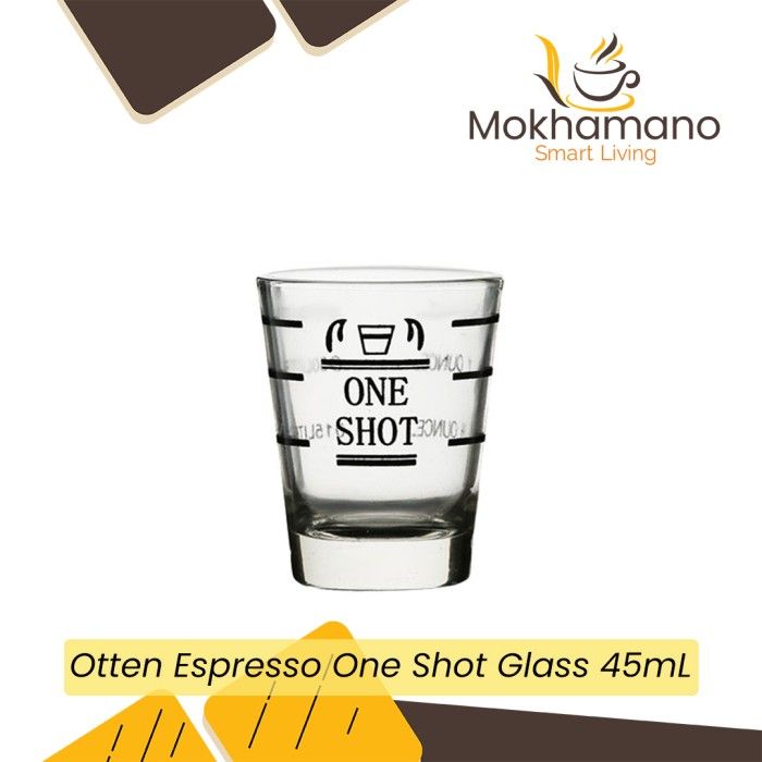 Otten Espresso One Shot Glass Gelas Ukur One Shot Gelas Sloki 45ml Lazada Indonesia 0171