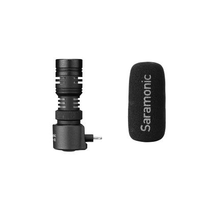 Saramonic ไมโครโฟน Piug &amp; Play SmartMic+ Di หัว Lightning พร้อมช่อง 3.5mm สำหรับตรวจสอบเสียง
