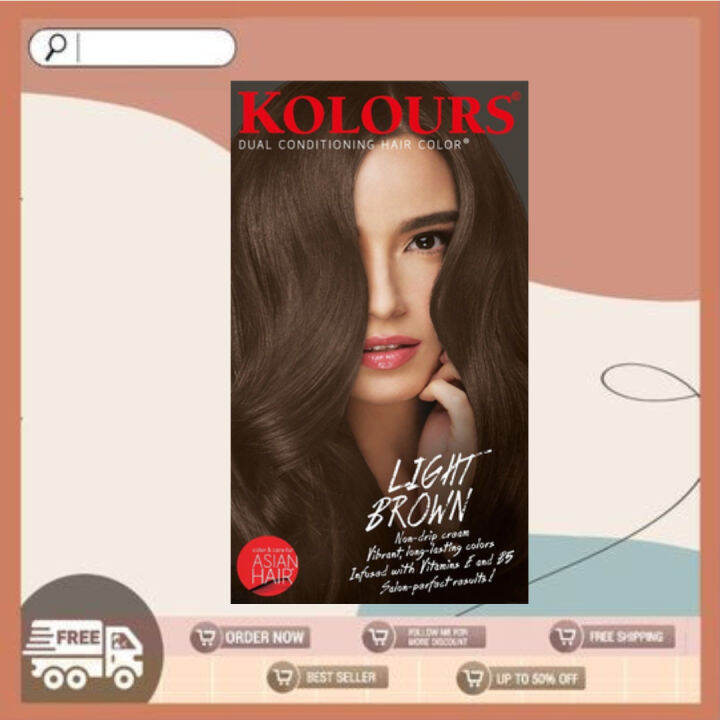 KOLOURS Hair Color Light Brown Lazada PH