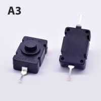 Sun 5pcs KAN-28 1.5A250V ไฟฉายสวิทช์ล็อคตัวเอง SMD PUSH button SWITCH