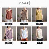 M-3XL Women plus Size cotton loose tank tops singlet camisole fashion comfy style