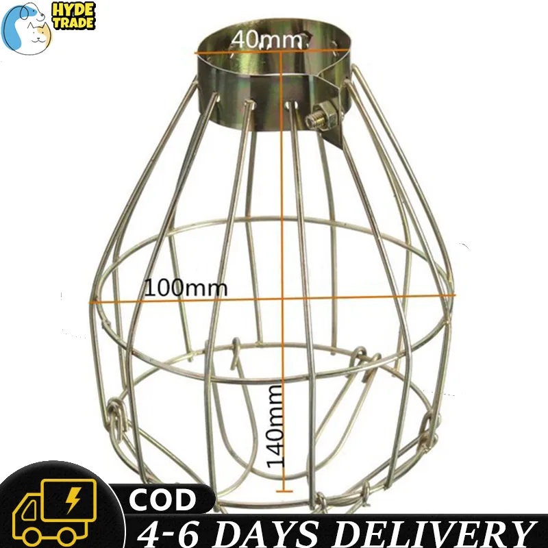 Industrial metal light bulb on sale cage