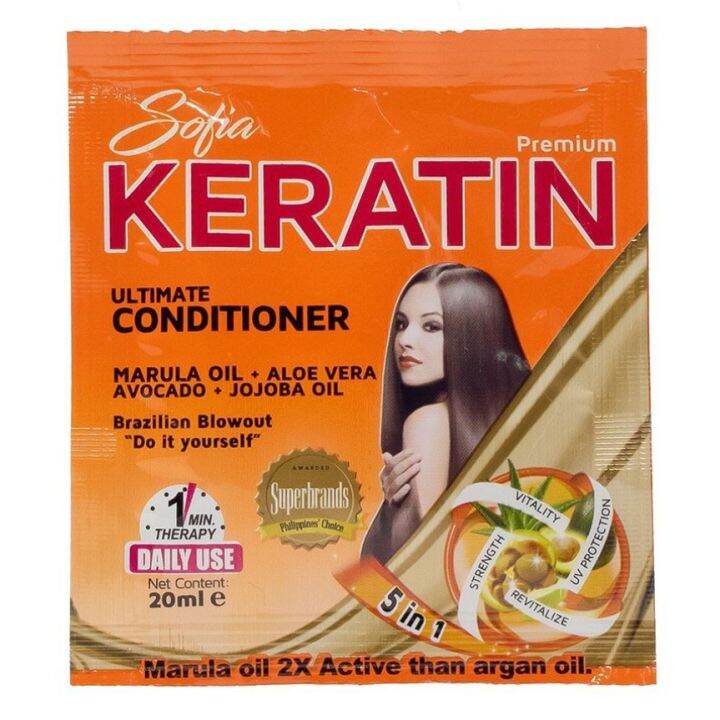 Keratin Conditioner 20ml (Orange) Lazada PH