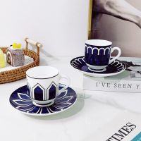 [Hot On Sale] 120 Ml Elegant Bone China Coffee Cup And Saucer Porcelain European Luxury Ceramic Milk Tea Cup Exquisite Home High-End Gift