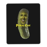 Funny Nicolas Cage Meme Mouse Pad Square Non-Slip Rubber Mousepad With Stitched Edges for Gaming Laptop Computer PC Desk Mat