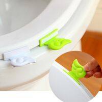 Lifting Device Smooth Holder Clean Cute Wing Durable Hygienic Manual Seat Supplies Toilet Cover Lifter Clamshell 2 Colors