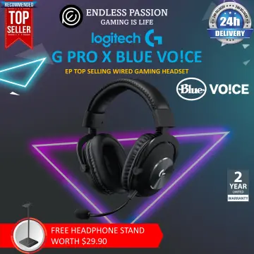 Logitech G PRO X Gaming Headset (2nd Generation) with Blue  Voice, DTS Headphone 7.1 and 50 mm PRO-G Drivers, for PC, Xbox One, Xbox  Series X