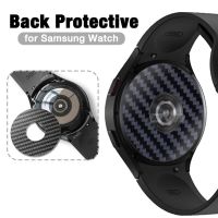 Carbon fiber Sticker back film for Samsung Galaxy Watch Classic 4 40mm 42mm 44mm 45mm 46mm Smartwatch Protective Accessories Screen Protectors