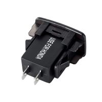 อุปกรณ์ที่ชาร์จ DC 12v 24v พอร์ท USB 2 หัว พร้อมโวลต์มิเตอร์ สำหรับ HONDA