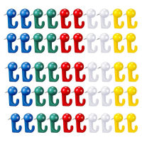 50 Pieces Office Hanging School Supplies Wall Thumb Push Pin Heads Pin Plastic