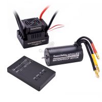 3670 2150KV 2650KV Sensorless Brushless Motor 120A ESC LED Programming Card Combo Set for 1/8 RC RC Crawler Car Truck